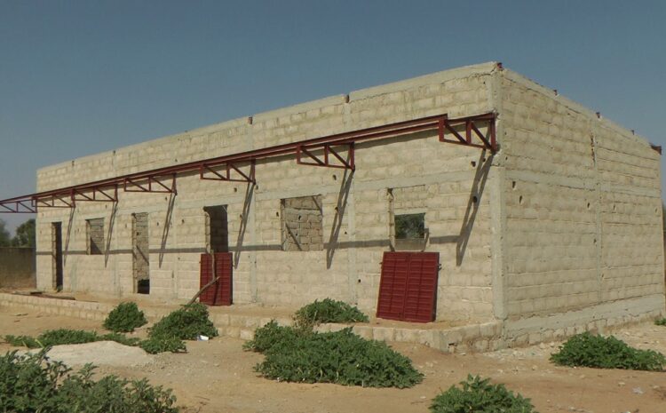  construction d’un bloc de deux salles de classe…